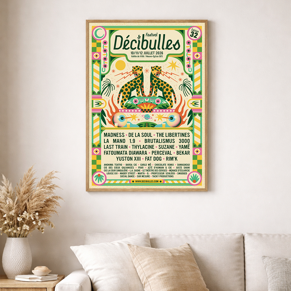 Tirage d'art Décibulles 2026 - Programmation